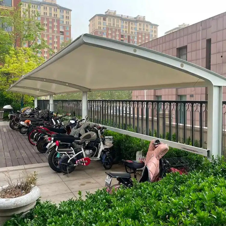 濮阳膜结构电动车棚